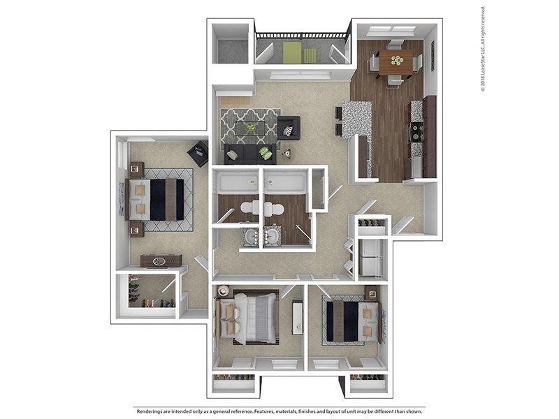 C2-1165 floorplan at Stark Street Crossings