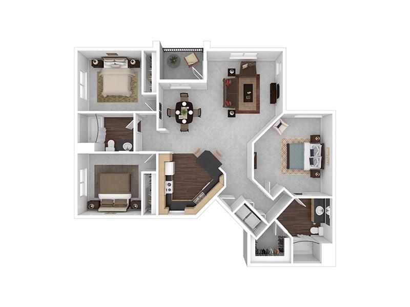 3X2-1314 floorplan at Broadstone Heights