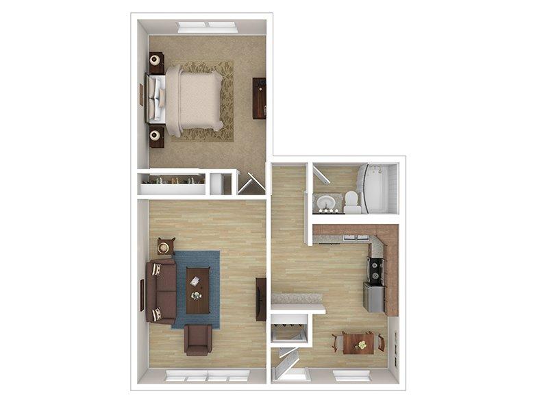 1 Bedroom 1 Bathroom