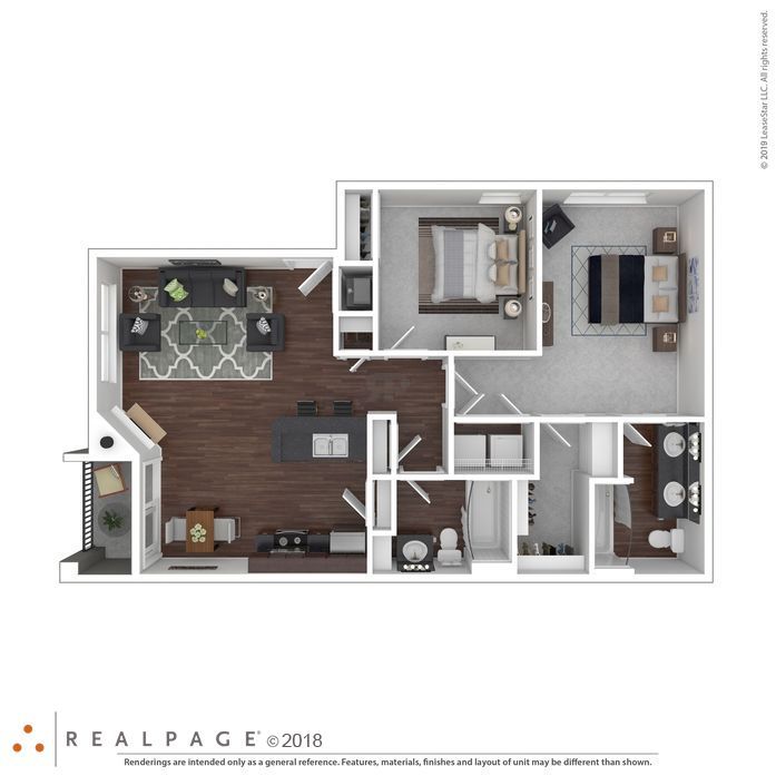 Devonshire floorplan at Kipling Commons