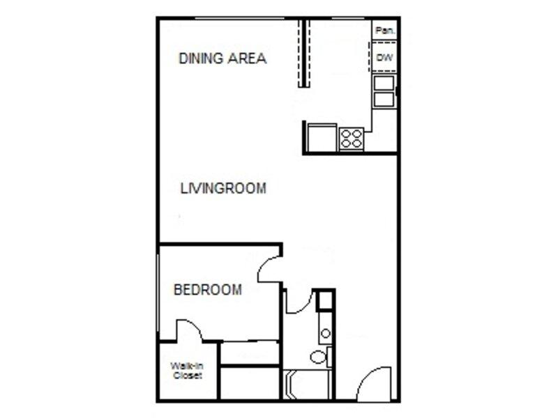 1x1 LG floorplan
