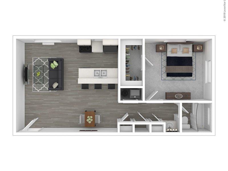 Nottingham floorplan at Parkwood Plaza