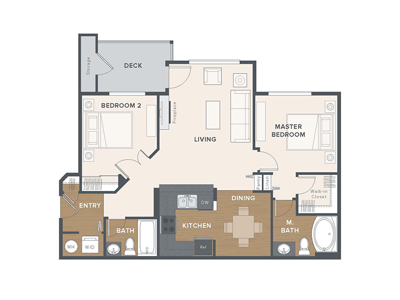 Drake floorplan at Cedar Falls