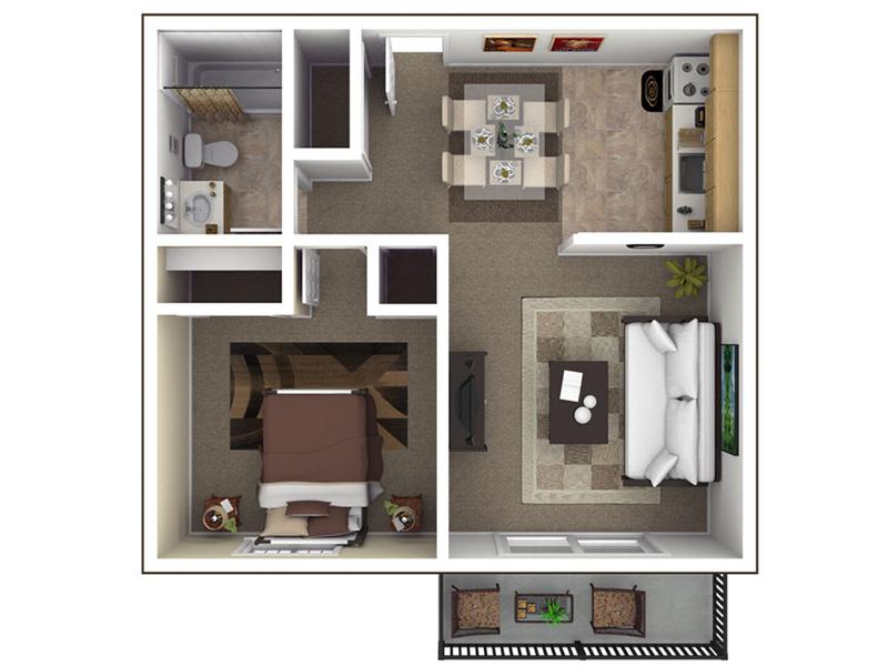 A1 floorplan at Mountain Ridge