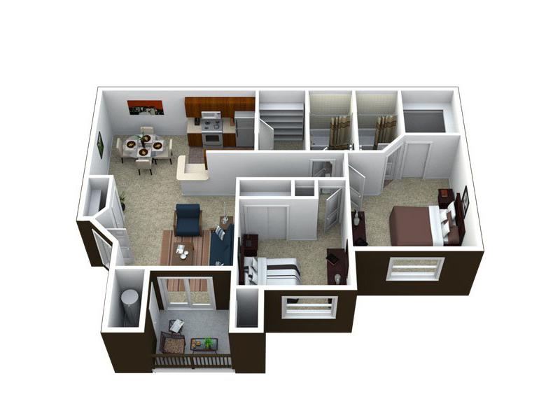 B2-1072 floorplan at Hidden Cove