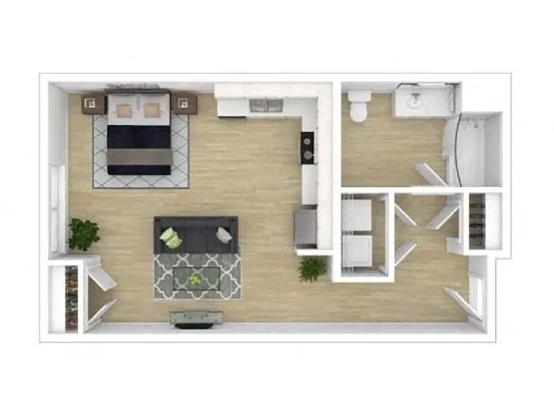 Hallie floorplan at Skyline Peaks Apartments