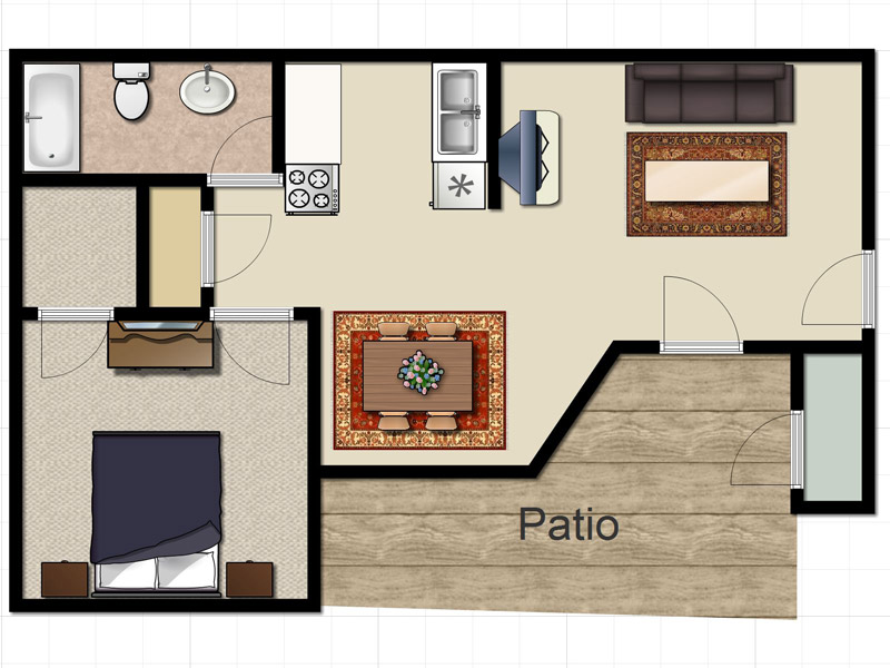 ASPEN floorplan at The Village at Raintree