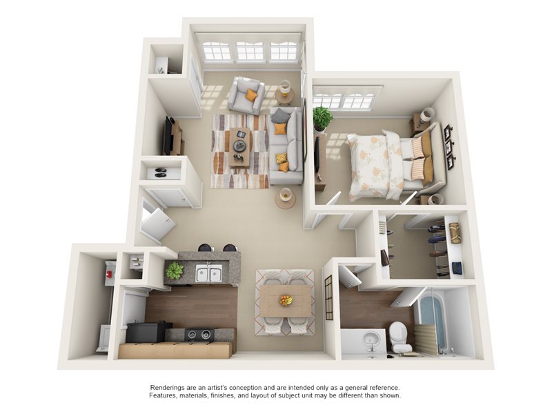 Pine Crest floorplan at Oak Tree Park