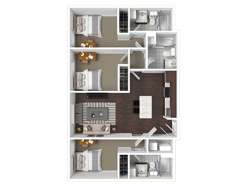Floor Plans at The Cadence Apartments