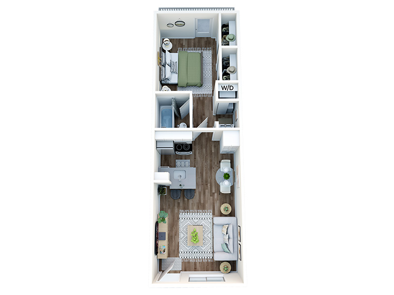 A1 floorplan at Tides at East Glendale