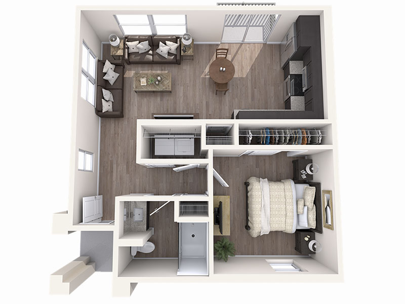 A floorplan at Hampton East