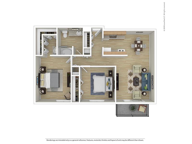 2 Bedroom 1 Bath