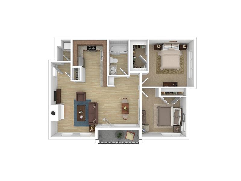 Two Bedroom One Bath
