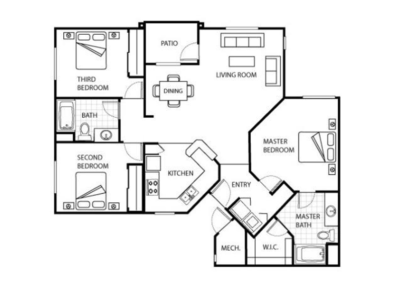 3 Bedroom 2 Bathroom