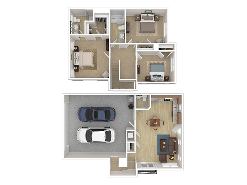 Cottage 6 floorplan at Cottages at Stonesthrow