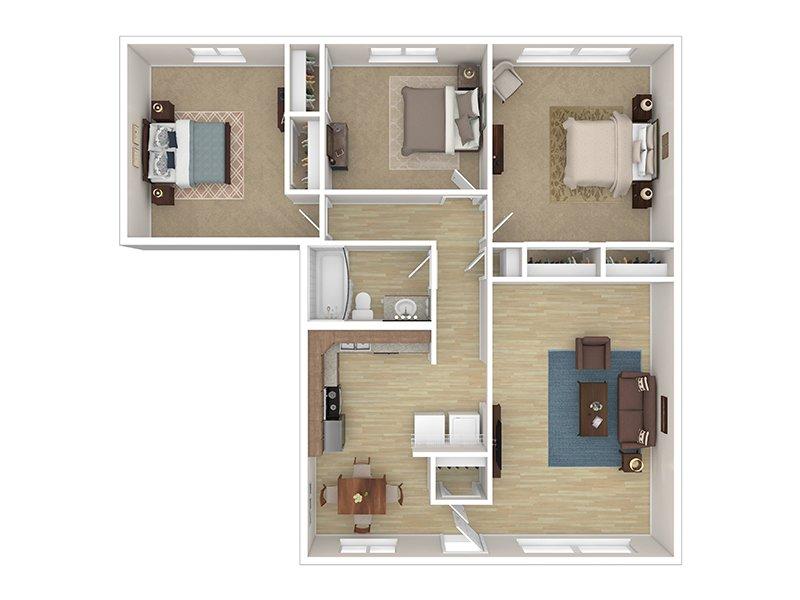 3 Bedroom 1 Bathroom