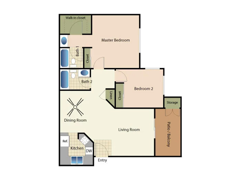 22A floorplan at Elan Riverwalk