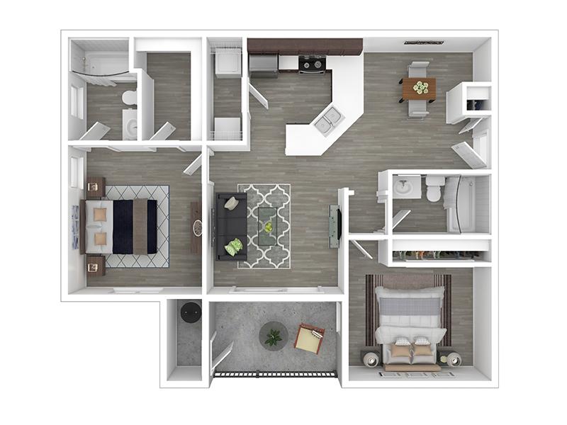 Phase 2-2x2-1058- Partial Renovation floorplan at Heritage at Deer Valley