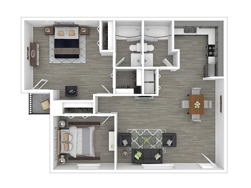 B20B floorplan at Mountain View Casitas