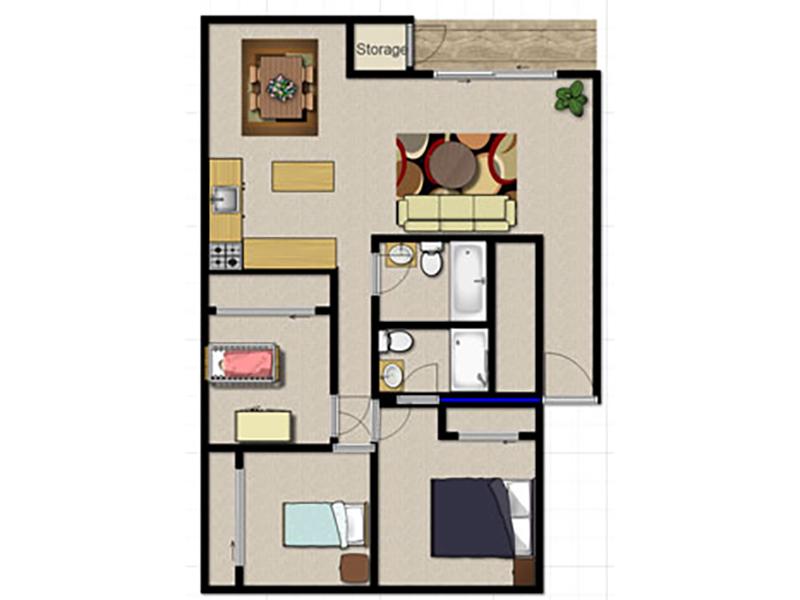 3 Bedroom 2 Bath