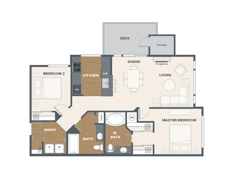 Birch floorplan at North Ridge