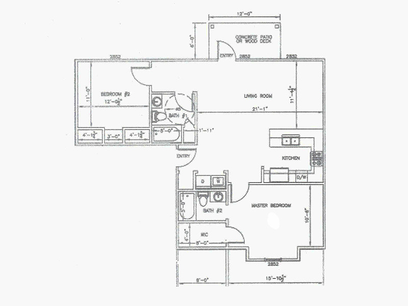 Floor Plans Summers Run Apartments in Asheboro, NC, 27203