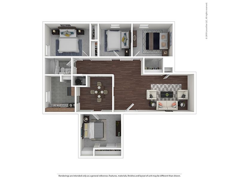 4/1U floorplan at Eagle Crest