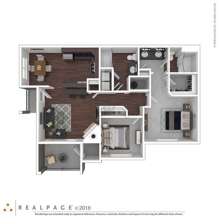 Chelsea floorplan at Kipling Commons