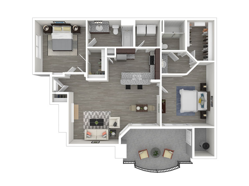 Floor Plans at The Met at 3rd and Fillmore Apartments