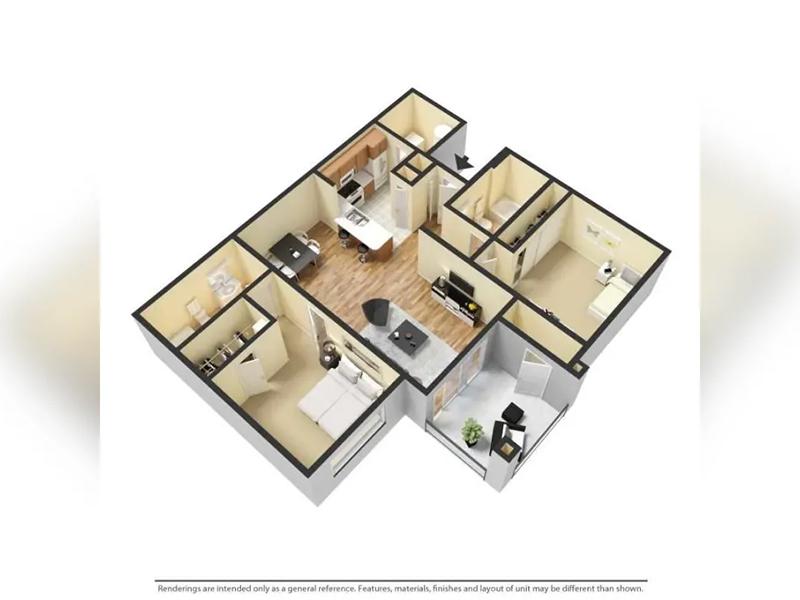 rsb2 floorplan at Rio Santa Fe