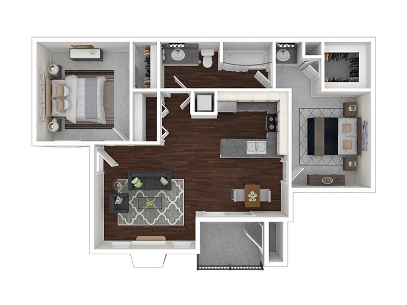 Two Bedroom One Bathroom