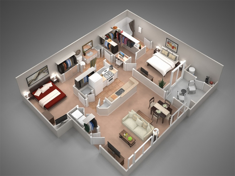 B5 floorplan at Remington Ranch