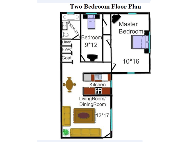 2 Bedroom