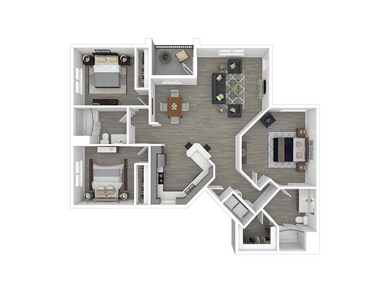 3X2-1315-Full Renovation floorplan at Broadstone Heights