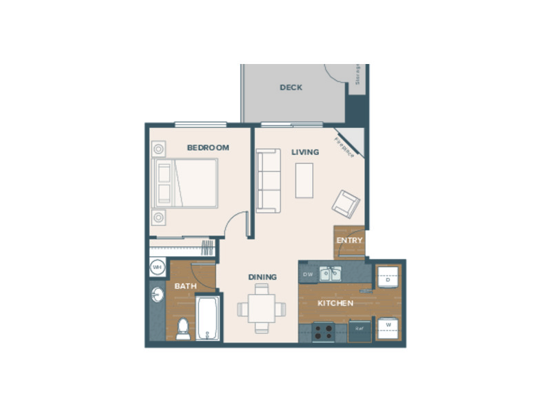 Aspen floorplan at Woodview