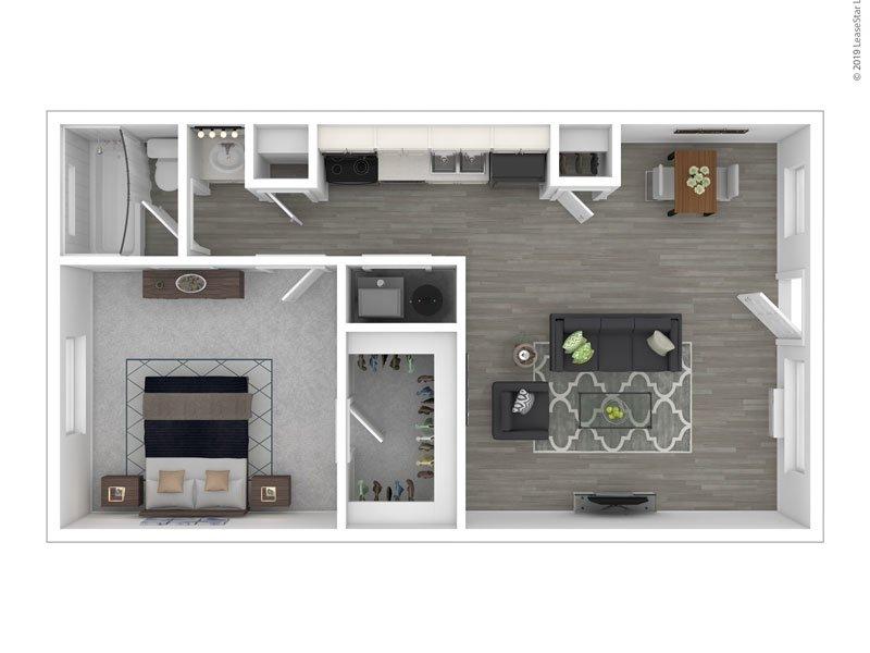 Sherwood floorplan at Parkwood Plaza