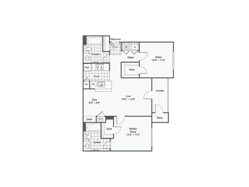 Eldora floorplan at Elevate at Red Rocks