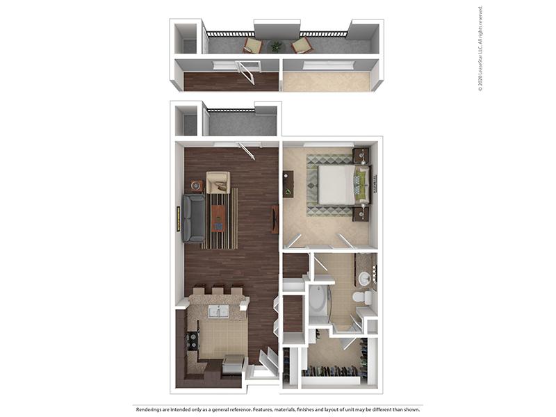1 Bedroom 1 Bathroom A2