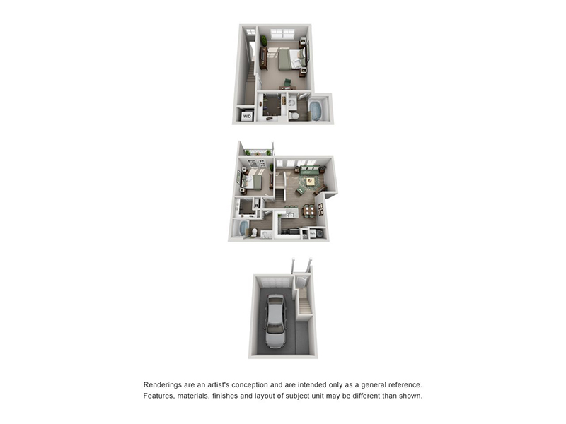 B2 floorplan at Grand Reserve of Naperville