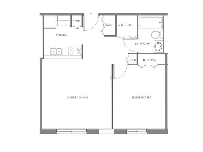 North floorplan at Centennial North