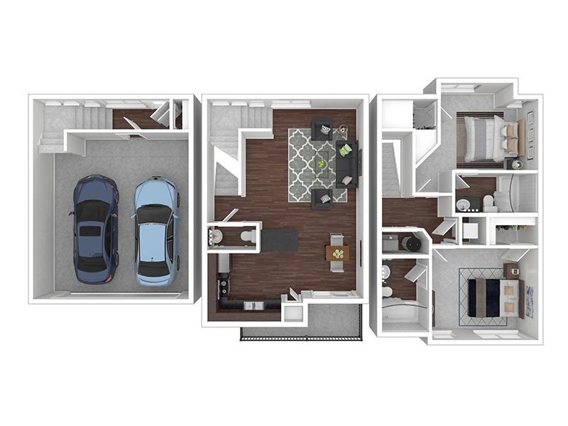 2 Bedroom with Garage