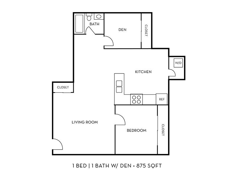 The Jetty 1x1 w/Den W/D Renovated Plus