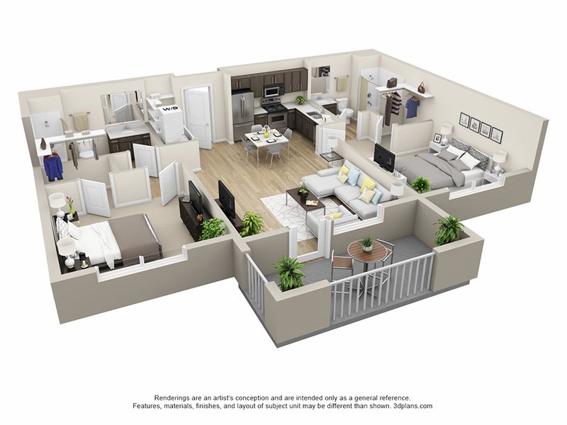 Chorus floorplan at Tempo at Riverpark