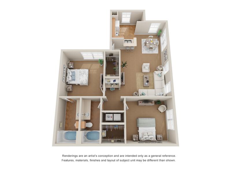 Floor Plans at Vintage on Yale Apartments