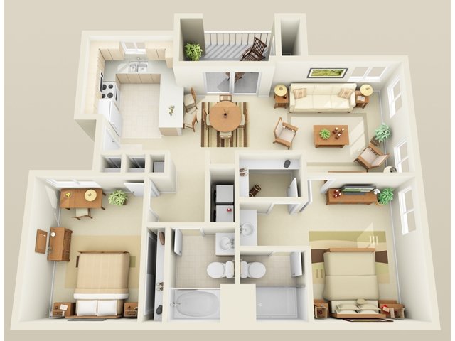 A2CL floorplan at Avion at Sunrise Mountain