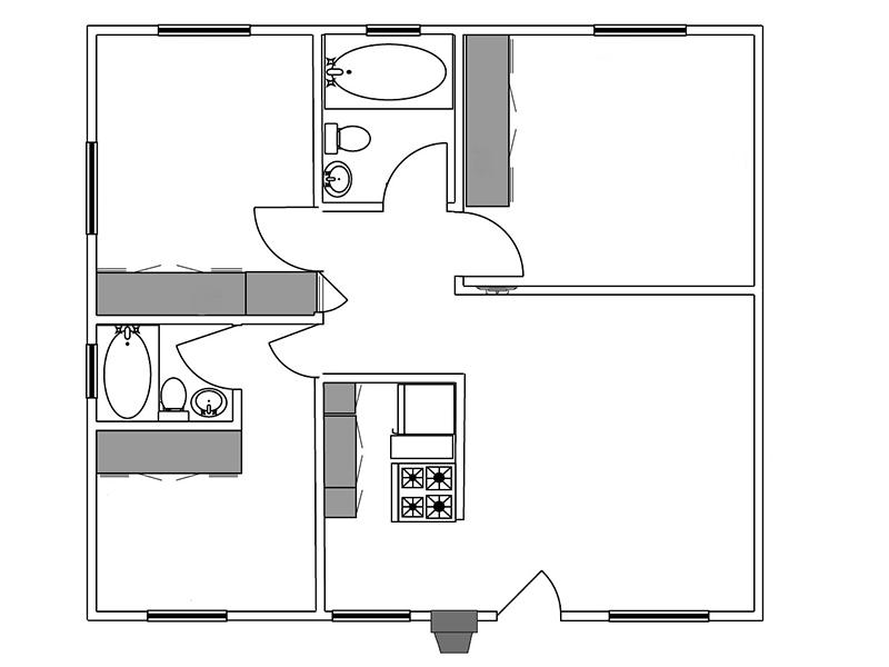 3 Bedroom 2 Bathroom