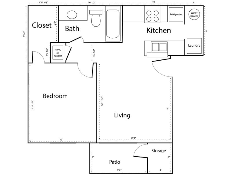 Jrx1 floorplan at Gateway Villas