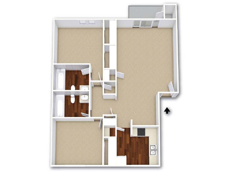 Gardenia floorplan at Cordova Regency