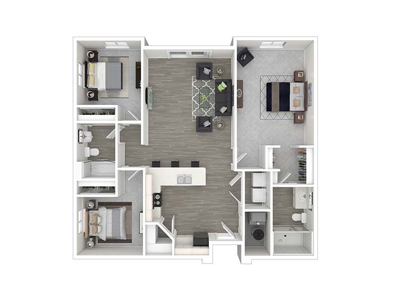 Hampton floorplan at The Retreat at South Haven Farms