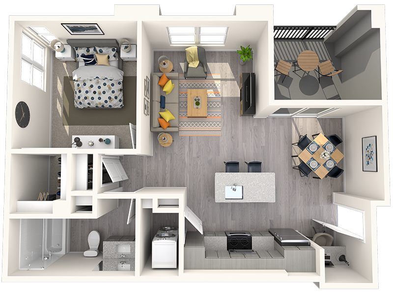 L1 floorplan at Grayson Place